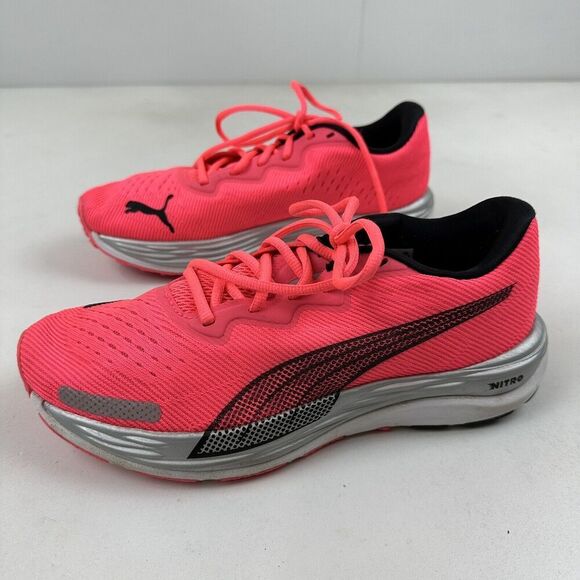 Puma Velocity Nitro 2 Training Sneaker Sunset Glow/Black 376262-07 Women's Sz 8 - Picture 2 of 10